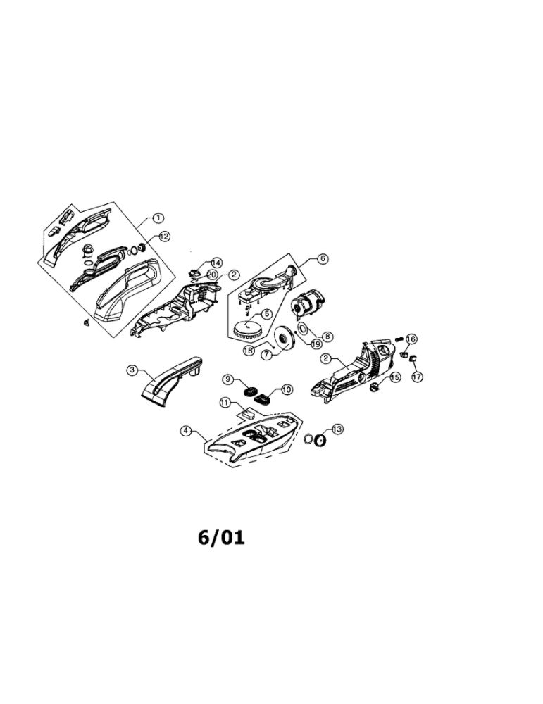 Spot Scrubber Diagram and Parts List for SE2800  Dirt Devil Hand Vacuum